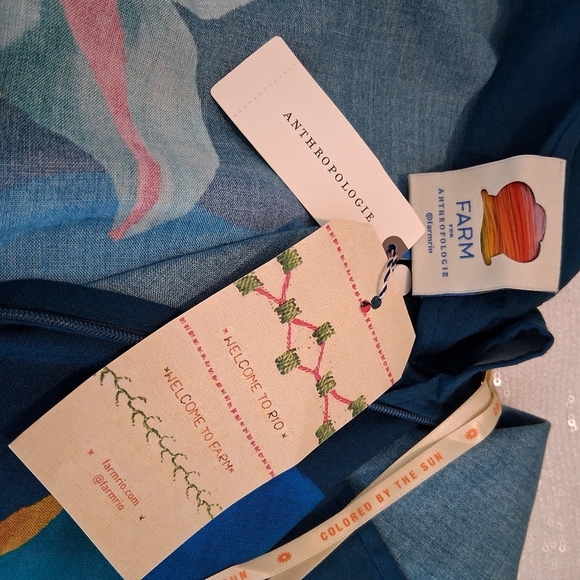 NWT FARM Rio for Anthropologie Tropical Maxi Skirt Size X- Small - Picture 6 of 9